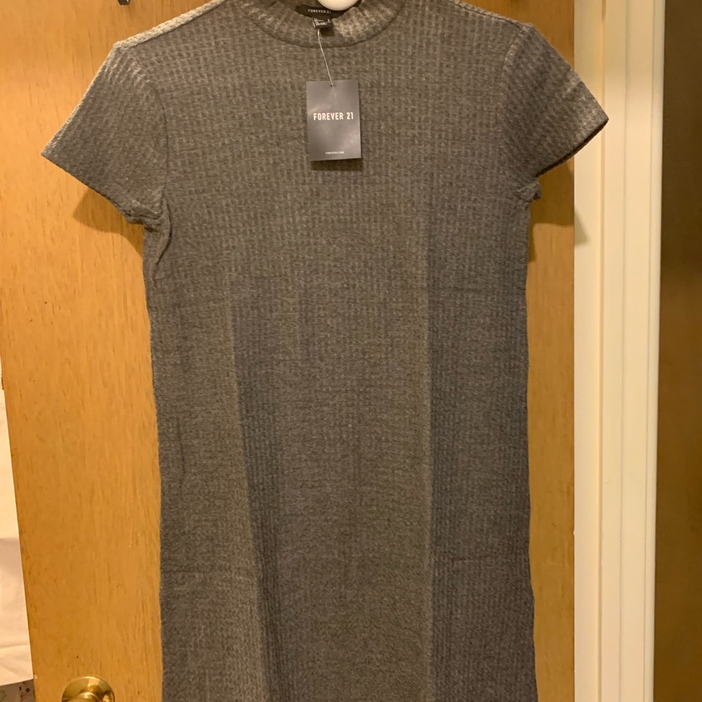 Forever 21 Brushed Mock Neck Mini Dress